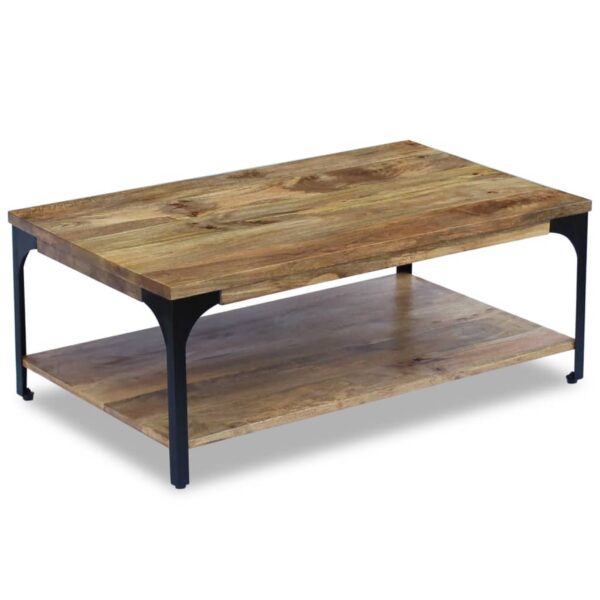 vidaXL Coffee Table Mango Wood 39.4"x23.6"x15"