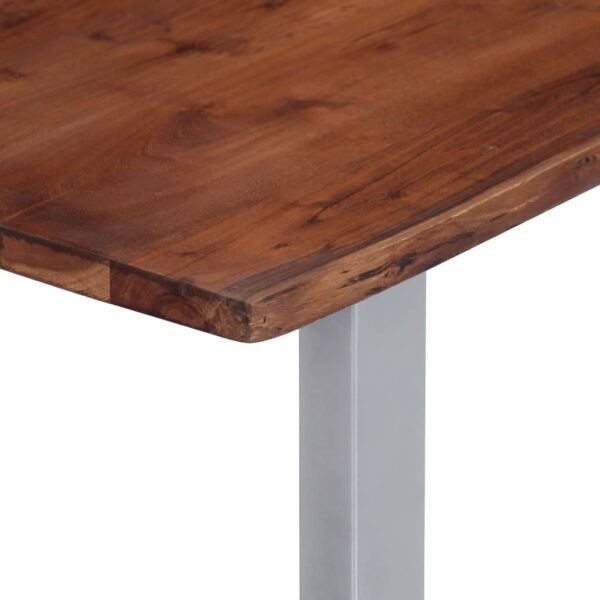 vidaXL Coffee Table with Live Edges 45.3"x23.6"x15.7" - Image 3