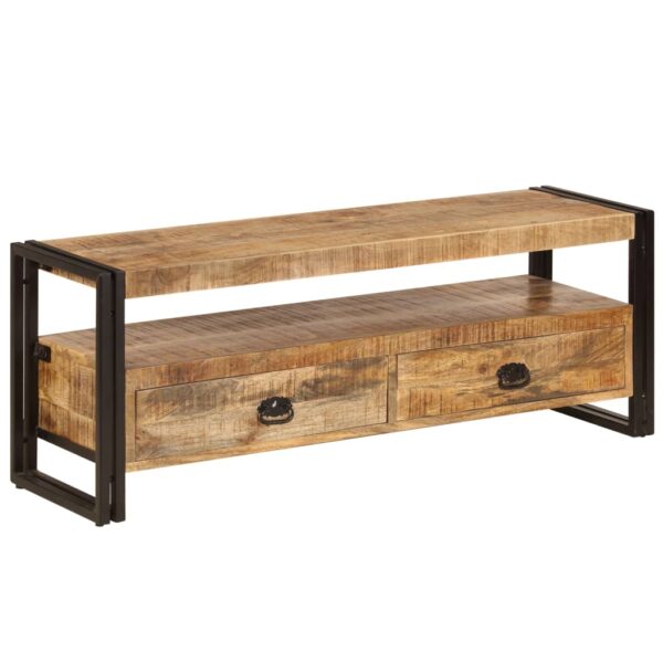 vidaXL TV Stand 47.2"x13.8"x17.7" Solid Wood Mango - Image 11