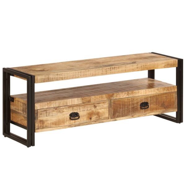 vidaXL TV Stand 47.2"x13.8"x17.7" Solid Wood Mango - Image 12