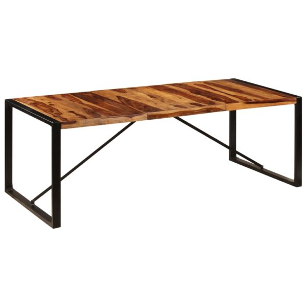 vidaXL Dining Table 86.6"x39.4"x29.5" Solid Sheesham Wood