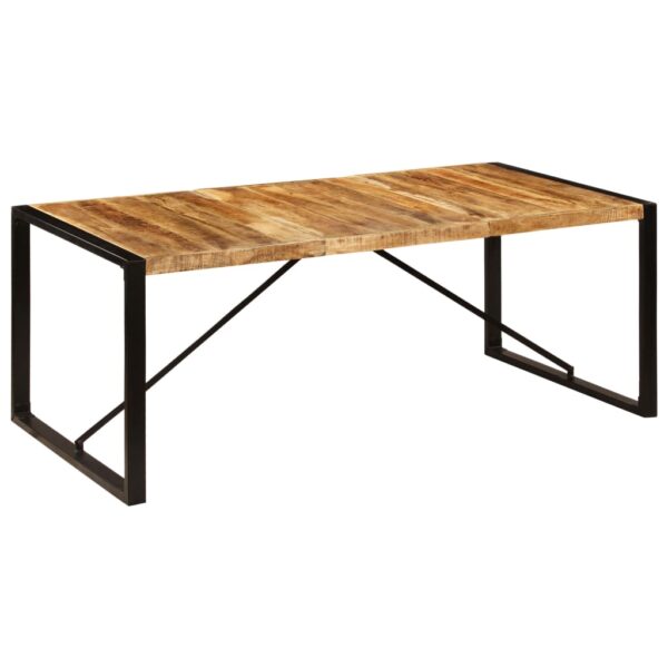 vidaXL Dining Table 78.7"x39.4"x29.5" Solid Mango Wood - Image 8