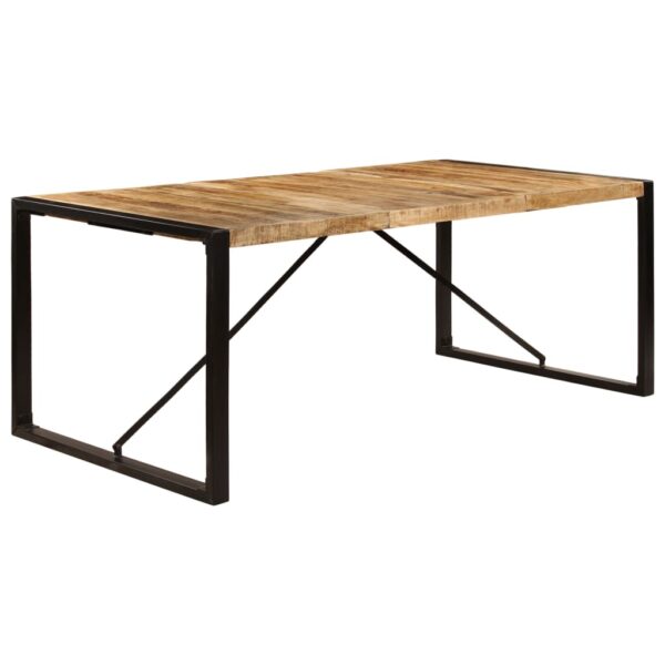 vidaXL Dining Table 78.7"x39.4"x29.5" Solid Mango Wood - Image 10