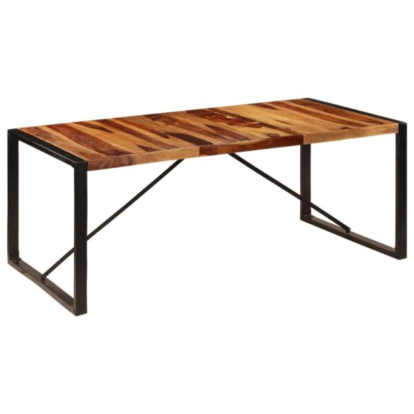 vidaXL Dining Table 78.7"x39.4"x29.5" Solid Sheesham Wood - Image 10