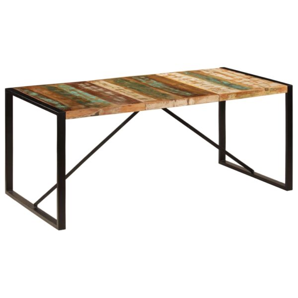 vidaXL Dining Table 70.9"x35.4"x29.5" Solid Reclaimed Wood - Image 11