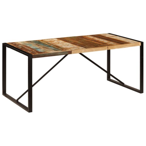 vidaXL Dining Table 70.9"x35.4"x29.5" Solid Reclaimed Wood - Image 8