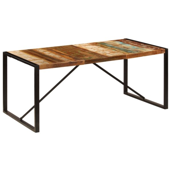 vidaXL Dining Table 70.9"x35.4"x29.5" Solid Reclaimed Wood - Image 9