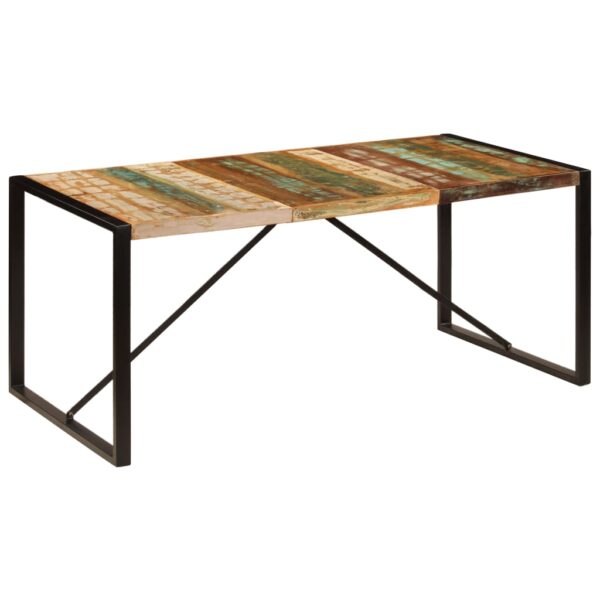 vidaXL Dining Table 70.9"x35.4"x29.5" Solid Reclaimed Wood - Image 10