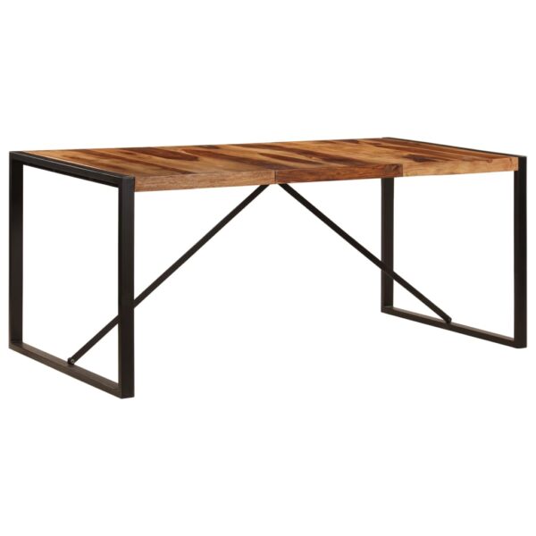 vidaXL Dining Table 70.9"x35.4"x29.5" Solid Sheesham Wood - Image 11