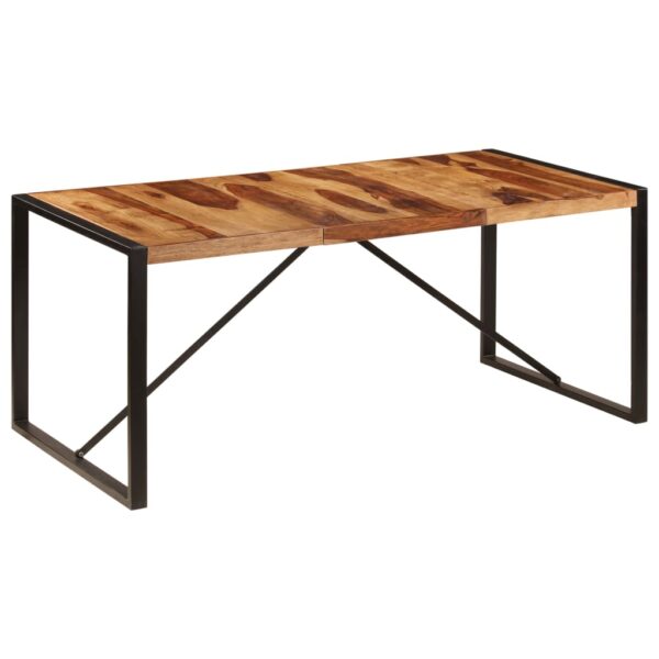 vidaXL Dining Table 70.9"x35.4"x29.5" Solid Sheesham Wood - Image 8