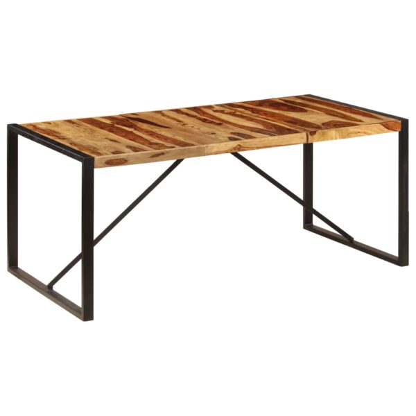 vidaXL Dining Table 70.9"x35.4"x29.5" Solid Sheesham Wood - Image 10