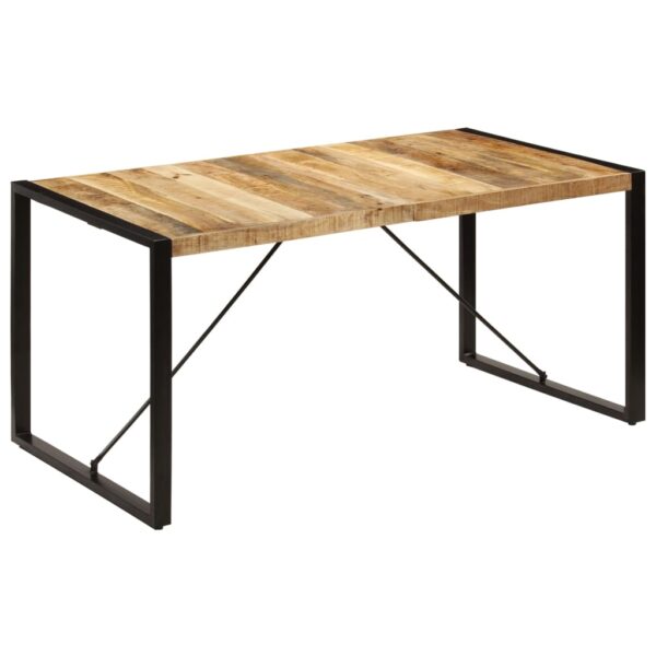 vidaXL Dining Table 63"x31.5"x29.5" Solid Mango Wood