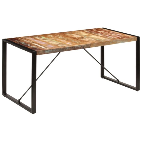 vidaXL Dining Table 63"x31.5"x29.5" Solid Reclaimed Wood - Image 12