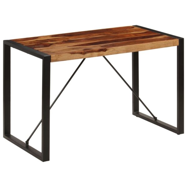 vidaXL Dining Table 47.2"x23.6"x29.9" Solid Sheesham Wood - Image 11