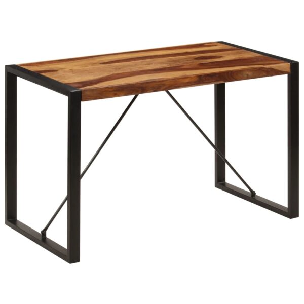 vidaXL Dining Table 47.2"x23.6"x29.9" Solid Sheesham Wood - Image 10