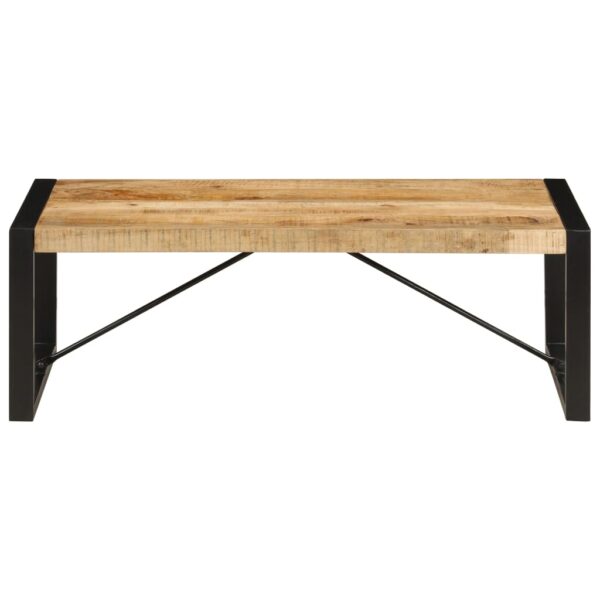 vidaXL Coffee Table 47.2"x23.6"x15.7" Solid Mango Wood - Image 2