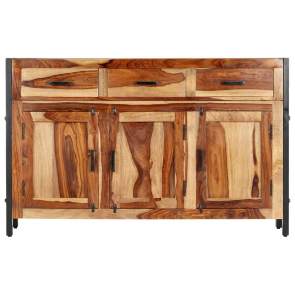 vidaXL Sideboard 47.2"x13.8"x29.5" Solid Sheesham Wood - Image 2