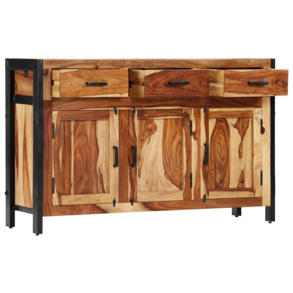 vidaXL Sideboard 47.2"x13.8"x29.5" Solid Sheesham Wood - Image 3