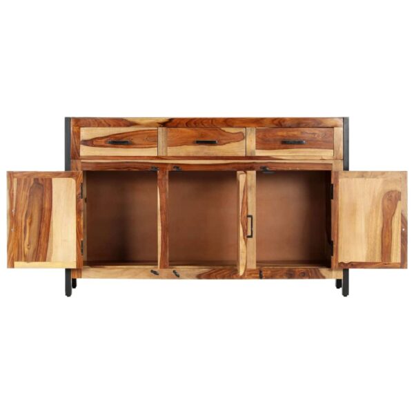 vidaXL Sideboard 47.2"x13.8"x29.5" Solid Sheesham Wood - Image 4