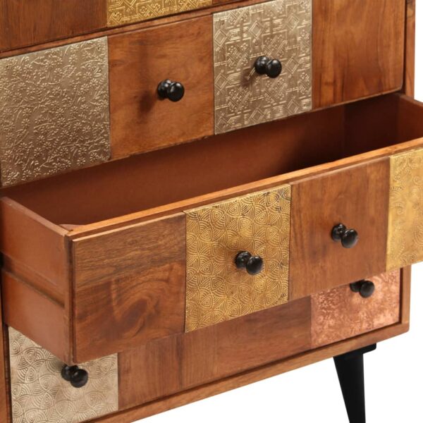 vidaXL Chest of Drawers 23.6"x11.8"x29.5" Solid Acacia Wood - Image 4