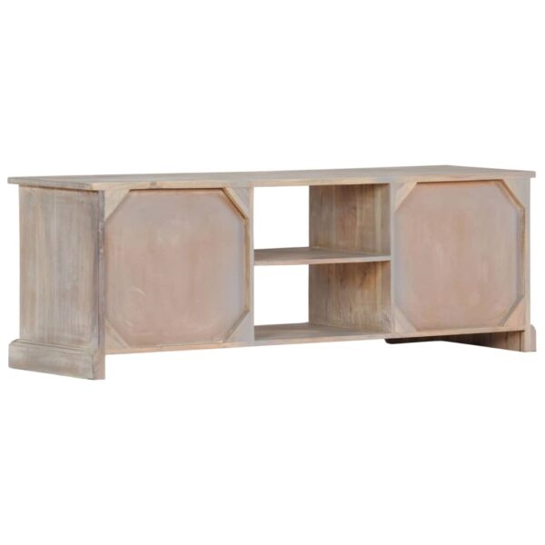 vidaXL TV Stand 47.2"x11.8"x15.7" Solid Wood Acacia - Image 3