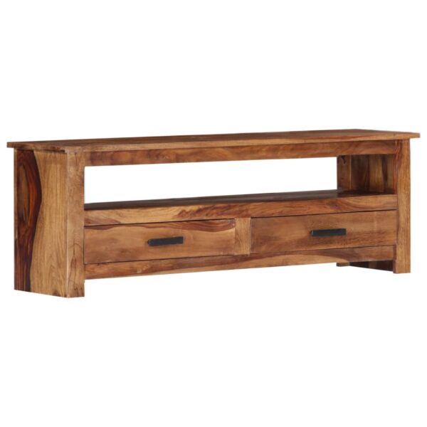 vidaXL TV Stand 46.5"x11.8"x15.7" Solid Wood Sheesham - Image 11