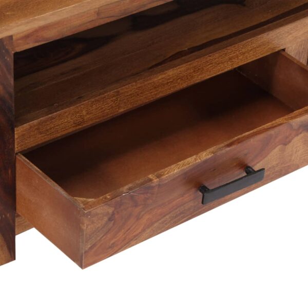 vidaXL TV Stand 46.5"x11.8"x15.7" Solid Wood Sheesham - Image 5