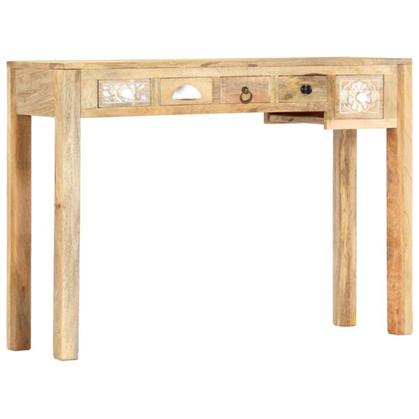 vidaXL Console Table 43.3"x11.8"x29.5" Solid Mango Wood