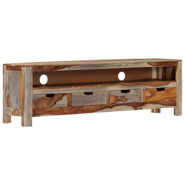 vidaXL TV Stand Solid Wood Sheesham 51.2"x11.8"x15.7" - Image 9