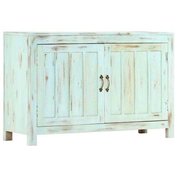 vidaXL Sideboard Light Blue 43.3"x13.8"x27.6" Solid Mango Wood