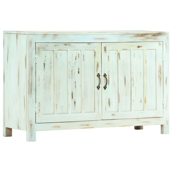 vidaXL Sideboard Light Blue 43.3"x13.8"x27.6" Solid Mango Wood - Image 11