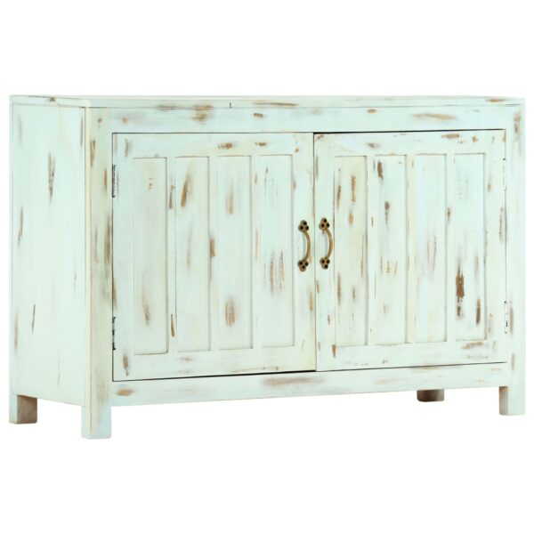 vidaXL Sideboard Light Blue 43.3"x13.8"x27.6" Solid Mango Wood - Image 12