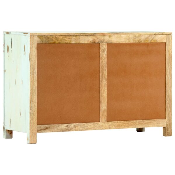 vidaXL Sideboard Light Blue 43.3"x13.8"x27.6" Solid Mango Wood - Image 4