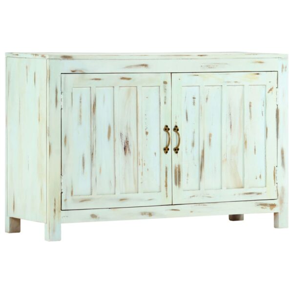 vidaXL Sideboard Light Blue 43.3"x13.8"x27.6" Solid Mango Wood - Image 10