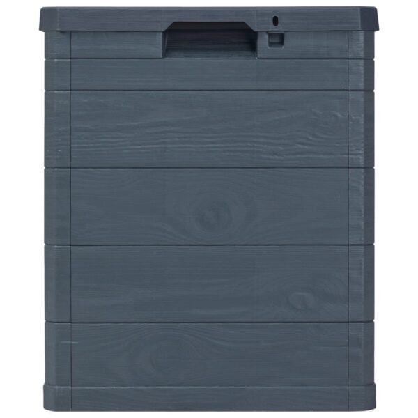 vidaXL Patio Storage Box 23.8 gal Anthracite - Image 3