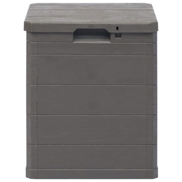 vidaXL Patio Storage Box 23.8 gal Brown - Image 3