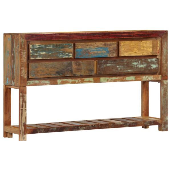 vidaXL Sideboard 47.2"x11.8"x29.5" Solid Reclaimed Wood - Image 11