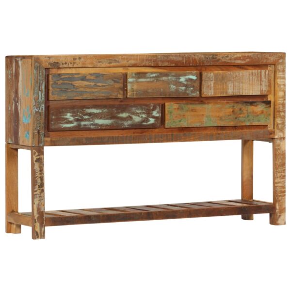 vidaXL Sideboard 47.2"x11.8"x29.5" Solid Reclaimed Wood - Image 12