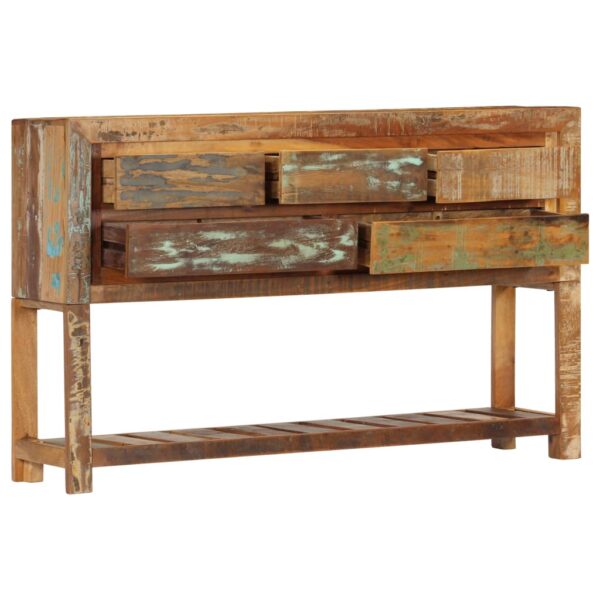 vidaXL Sideboard 47.2"x11.8"x29.5" Solid Reclaimed Wood - Image 3