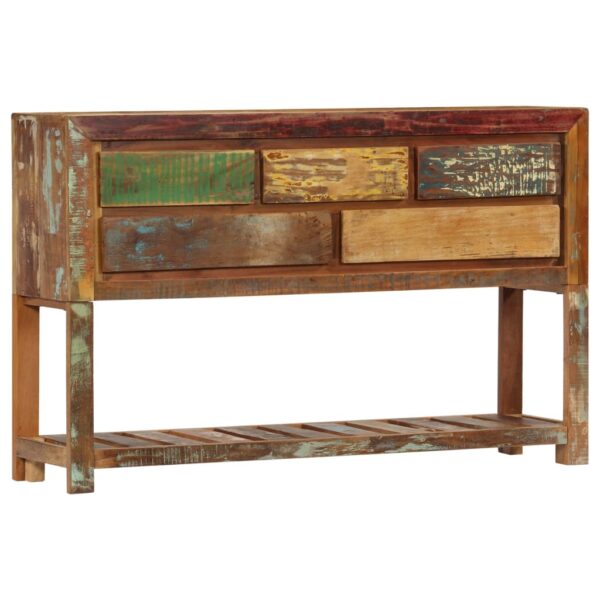 vidaXL Sideboard 47.2"x11.8"x29.5" Solid Reclaimed Wood - Image 9