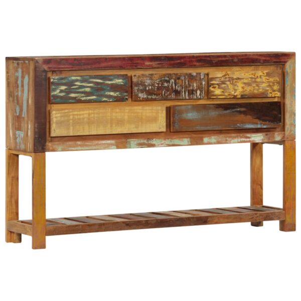 vidaXL Sideboard 47.2"x11.8"x29.5" Solid Reclaimed Wood - Image 10