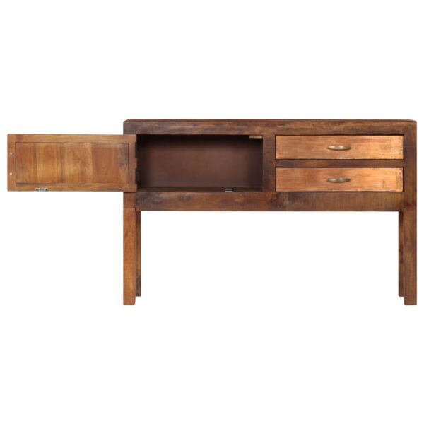 vidaXL Sideboard 46.5"x11.8"x29.5" Solid Mango Wood - Image 6