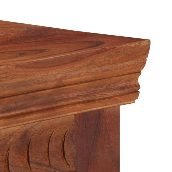 vidaXL Sideboard 19.7"x11.8"x29.4" Solid Acacia Wood - Image 5