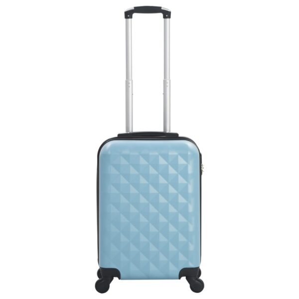 vidaXL Hardcase Trolley Blue ABS - Image 2