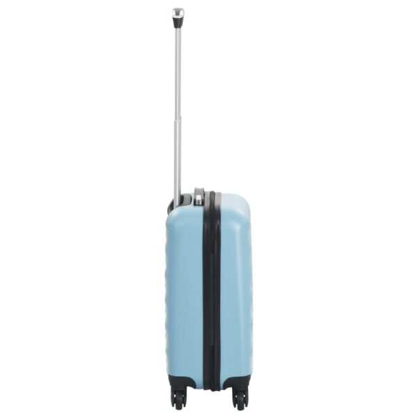 vidaXL Hardcase Trolley Blue ABS - Image 4