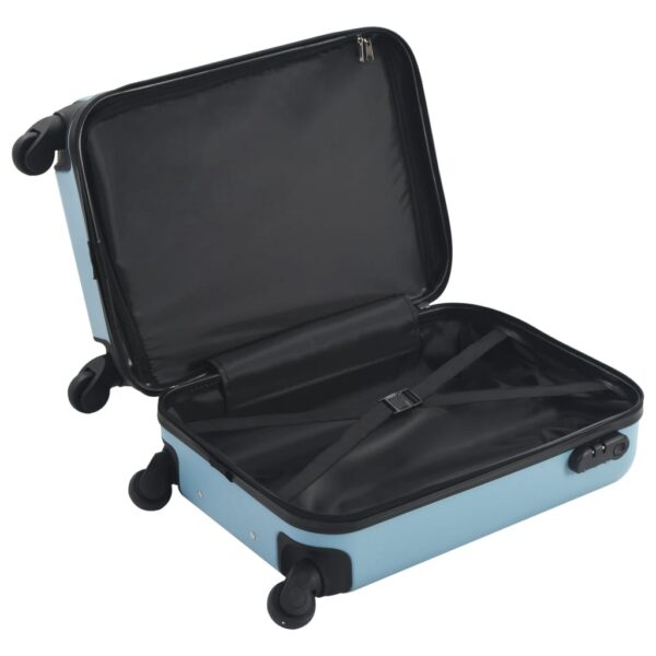 vidaXL Hardcase Trolley Blue ABS - Image 5