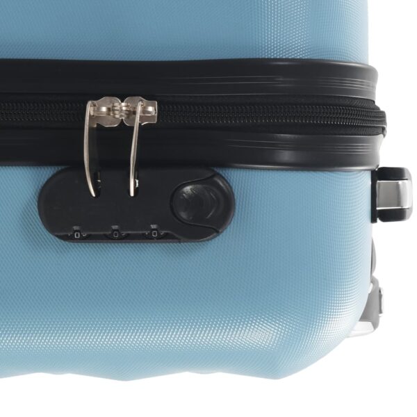 vidaXL Hardcase Trolley Blue ABS - Image 7