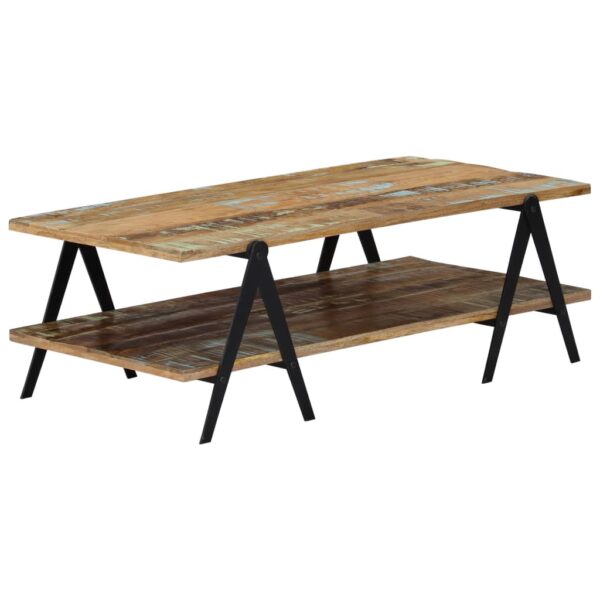 vidaXL Coffee Table 45.3"x23.6"x15.7" Solid Reclaimed Wood