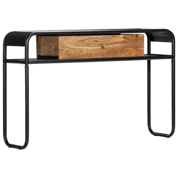 vidaXL Console Table 46.5"x11.8"x29.5" Solid Mango Wood - Image 9