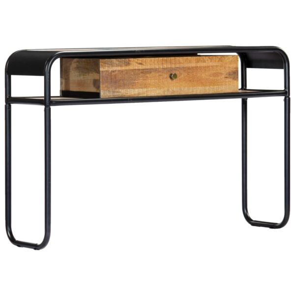 vidaXL Console Table 46.5"x11.8"x29.5" Solid Mango Wood - Image 10